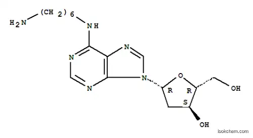 Molecular Structure of 147218-60-8 (N6-(6-AMINOHEXYL)-2'-DEOXYADENOSINE)