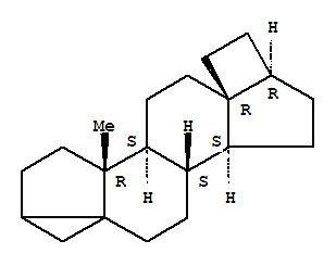 Molecular Structure of 147465-89-2 (1H-Cyclobuta[2,3]cyclopenta[1,2-a]cyclopropa[2,3]cyclopenta[1,2-f]naphthalene,hexadecahydro-9b-methyl-, (3aS,3bS,5aR,7aR,9aS,9bR)-)