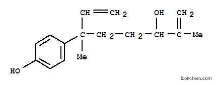 Molecular Structure of 147821-61-2 (Benzenebutanol, d-ethenyl-4-hydroxy-d-methyl-a-(1-methylethenyl)- (9CI))