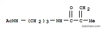 Molecular Structure of 148253-36-5 (2-Propenamide,  N-[3-(acetylamino)propyl]-2-methyl-)
