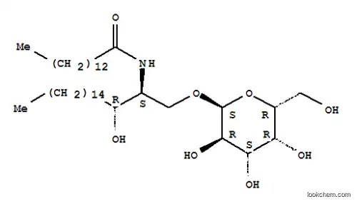 Molecular Structure of 148289-17-2 (Tetradecanamide,N-[(1S,2R)-1-[(a-D-galactopyranosyloxy)methyl]-2-hydroxyheptadecyl]-)