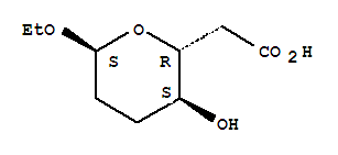 2H-PYRAN-2-ACETIC ACID,6-ETHOXYTETRAHYDRO-3-HYDROXY-,[2R-(2A,3BTA,6BTA)]-