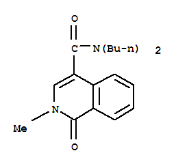 148581-46-8,N,N-dibutyl-2-methyl-1-oxo-1,2-dihydroisoquinoline-4-carboxamide,