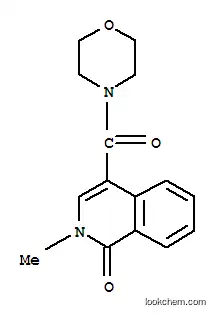 Molecular Structure of 148581-49-1 (2-methyl-4-(morpholin-4-ylcarbonyl)isoquinolin-1(2H)-one)