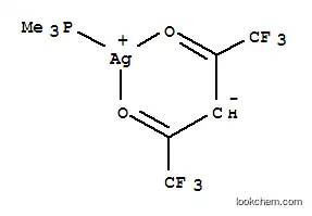 Molecular Structure of 148630-66-4 (TRIMETHYLPHOSPHINE(HEXAFLUOROACETYLACETONATO)SILVER (I))