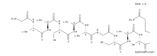 Molecular Structure of 149152-93-2 (L-Leucinamide,glycyl-L-leucyl-L-leucyl-L-seryl-L-valyl-L-leucylglycyl-L-seryl-L-valyl-L-alanyl-L-glutaminyl-L-histidyl-L-valyl-L-leucyl-L-prolyl-L-histidyl-L-valyl-L-valyl-L-prolyl-L-valyl-L-isoleucyl-L-alanyl-L-a-glutamyl-L-histidyl- (9CI))