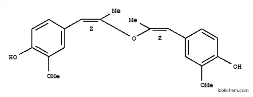 Molecular Structure of 149471-06-7 (Phenol,4,4'-[oxybis[(1Z)-2-methyl-2,1-ethenediyl]]bis[2-methoxy- (9CI))