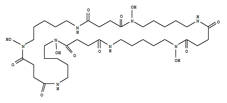 Molecular Structure of 149471-21-6 (1,6,12,17,23,28,34,39-Octaazacyclotetratetracontane-2,5,13,16,24,27,35,38-octone,1,12,23,34-tetrahydroxy-)
