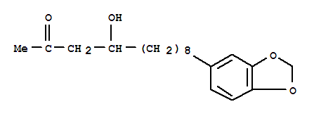 Molecular Structure of 149725-24-6 (2-Dodecanone,12-(1,3-benzodioxol-5-yl)-4-hydroxy- (9CI))