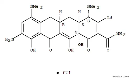 Molecular Structure of 149934-21-4 (9-Amino minocycline hydrochloride)