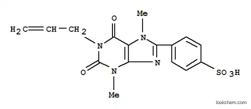 Molecular Structure of 149981-25-9 (1-ALLYL-3,7-DIMETHYL-8-P-SULFOPHENYLXANTHINE, SODIUM SALT)