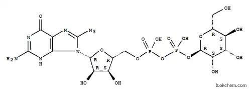 Molecular Structure of 150518-46-0 (8-azidoguanosine diphosphate-mannose)