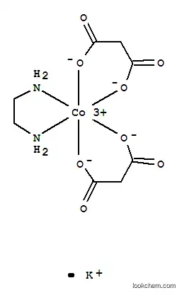 Molecular Structure of 15079-76-2 (cobalt(2+) ethane-1,2-diyldiazanide - propanedioic acid (1:1:2))