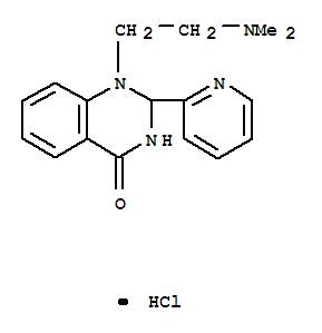 1-(2-dimethylaminoethyl)-2-pyridin-2-yl-2,3-dihydroquinazolin-4-onehydrochloride