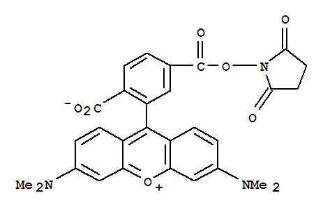 6-Carboxytetramethylrhodamine succinimidyl ester;  (6-TAMRA, SE)