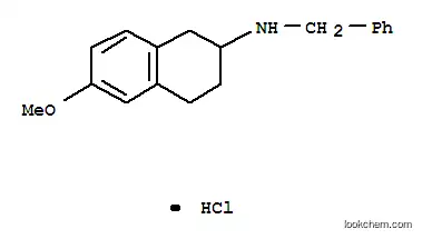 Molecular Structure of 150871-47-9 (N-BENZYL-6-METHOXY-1,2,3,4-TETRAHYDRONAPHTHALEN-2-AMINE HYDROCHLORIDE)