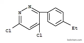 Molecular Structure of 151192-66-4 (4,6-DICHLORO-3-(4-ETHYLPHENYL)-PYRIDAZINE)