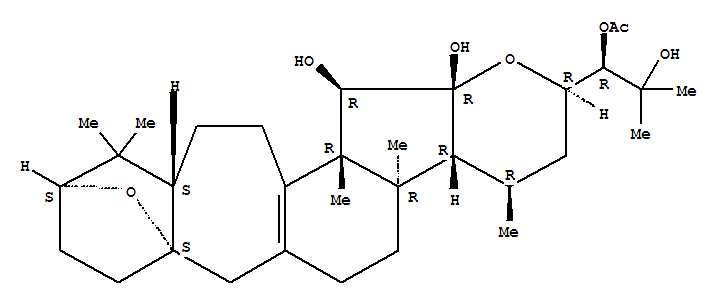 Molecular Structure of 151201-78-4 (7a,10-Epoxy-7aH-benzo[4',5']cyclohept[1',2':4,5]indeno[2,1-b]pyran-14,14a(2H)-diol,2-[(1R)-1-(acetyloxy)-2-hydroxy-2-methylpropyl]-3,4,4a,4b,5,6,7,8,9,10,11,11a,12,13,13b,14-hexadecahydro-4,4b,11,11,13b-pentamethyl-,(2R,4R,4aR,4bR,7aS,10S,11aS,13bR,14R,14aR)-)