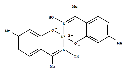 Molecular Structure of 15130-58-2 (Nickel,bis[1-[2-(hydroxy-kO)-4-methylphenyl]ethanone oximato-kN]- (9CI))