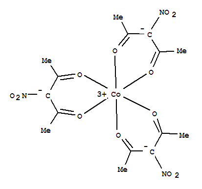 Cobalt,tris(3-nitro-2,4-pentanedionato-kO,kO')-, (OC-6-11)- (9CI) cas  15169-25-2