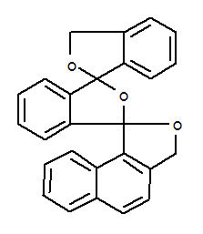 Molecular Structure of 15209-72-0 (Dispiro[isobenzofuran-1(3H),1'(3'H)-isobenzofuran-3',1''(3''H)-naphtho[1,2-c]furan](9CI))