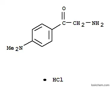 Molecular Structure of 152278-03-0 (2-AMINO-1-[4-(DIMETHYLAMINO)PHENYL]ETHANONE HCL)