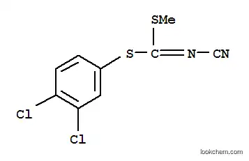 Molecular Structure of 152382-17-7 ((3,4-DICHLOROPHENYL) METHYLCYANOCARBONIMIDODITHIOATE)