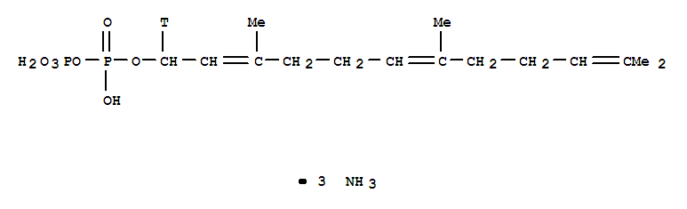 Diphosphoric acid,mono(3,7,11-trimethyl-2,6,10-dodecatrienyl-1-t) ester, triammonium salt (9CI)