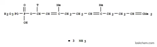 Molecular Structure of 152558-65-1 (FARNESYL PYROPHOSPHATE-[1-3H(N)] TRIAMMONIUM SALT)
