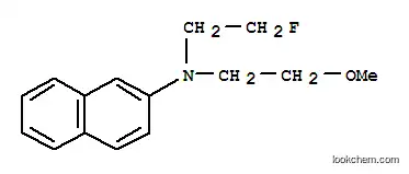 Molecular Structure of 15314-55-3 (N-(2-Fluoroethyl)-N-(2-methoxyethyl)-2-naphthalenamine)
