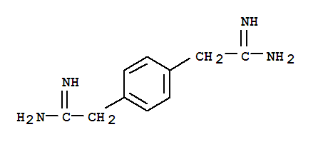 Molecular Structure of 15411-53-7 (1,4-Benzenediethanimidamide)