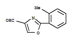 4-Oxazolecarboxaldehyde,2-(2-methylphenyl)-