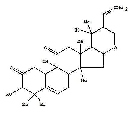 Molecular Structure of 15452-90-1 (19-Norlanosta-5,24-diene-2,11-dione,16,23-epoxy-3,20-dihydroxy-9-methyl-, (3a,9b,10a,16a)- (9CI))