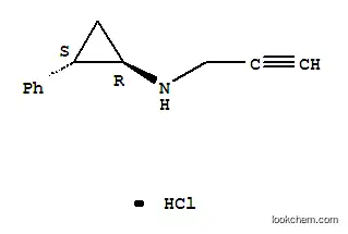 Molecular Structure of 15471-90-6 ((1R,2S)-2-phenyl-N-(prop-2-yn-1-yl)cyclopropanamine hydrochloride (1:1))