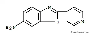 Molecular Structure of 154851-85-1 (2-PYRIDIN-4-YL-BENZOTHIAZOL-6-YLAMINE)