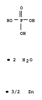 Molecular Structure of 15491-18-6 (Hopeite(Zn3(PO4)2.4H2O) (9CI))