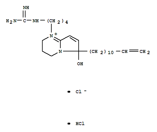 155070-28-3,Pyrrolo[1,2-a]pyrimidinium,1-[4-[(aminoiminomethyl)amino]butyl]-6-(11-dodecenyl)-2,3,4,6-tetrahydro-6-hydroxy-,chloride, monohydrochloride (9CI),PhloeodictineA 2