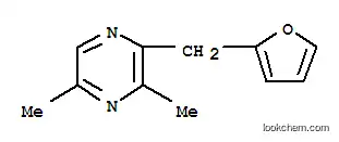 Molecular Structure of 155272-50-7 (Pyrazine, 2-(2-furanylmethyl)-3,5-dimethyl- (9CI))