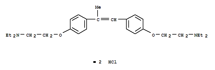 Triethylamine,2,2'''-[(methylvinylene)bis(p-phenyleneoxy)]bis-, dihydrochloride (8CI)