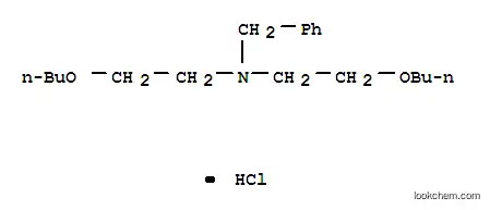Molecular Structure of 15647-80-0 (Benzenemethanamine,N,N-bis(2-butoxyethyl)-, hydrochloride (1:1))