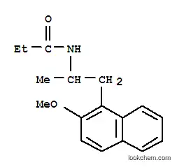 Molecular Structure of 156482-79-0 (Propanamide,N-[2-(2-methoxy-1-naphthalenyl)-1-methylethyl]-)