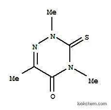 Molecular Structure of 1566-30-9 (2,4,6-trimethyl-3-thioxo-3,4-dihydro-1,2,4-triazin-5(2H)-one)
