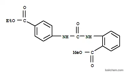 Molecular Structure of 1566-97-8 (methyl 2-({[4-(ethoxycarbonyl)phenyl]carbamoyl}amino)benzoate)