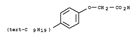Molecular Structure of 156609-11-9 (Acetic acid,(4-tert-nonylphenoxy)- (9CI))