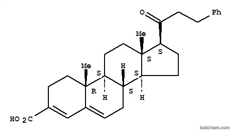 Molecular Structure of 156699-35-3 (Androsta-3,5-diene-3-carboxylicacid, 17-(1-oxo-3-phenylpropyl)-, (17b)- (9CI))