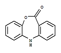 Molecular Structure of 15676-55-8 (Dibenz[b,e][1,4]oxazepin-11(5H)-one)