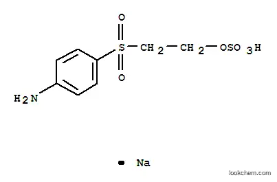 Molecular Structure of 15764-73-5 (Ethanol,2-[(4-aminophenyl)sulfonyl]-, 1-(hydrogen sulfate), sodium salt (1:1))