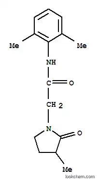 Molecular Structure of 157928-98-8 (N-(2,6-dimethylphenyl)-2-(3-methyl-2-oxopyrrolidin-1-yl)acetamide)