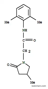 Molecular Structure of 157928-99-9 (N-(2,6-dimethylphenyl)-2-(4-methyl-2-oxopyrrolidin-1-yl)acetamide)