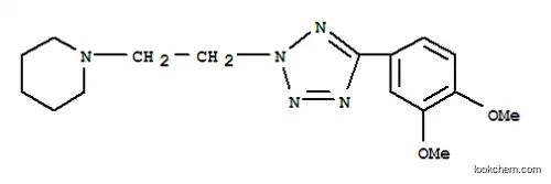 Piperidine, 1-(2-(5-(3,4-dimethoxyphenyl)-2H-tetrazol-2-yl)ethyl)-, hydrate